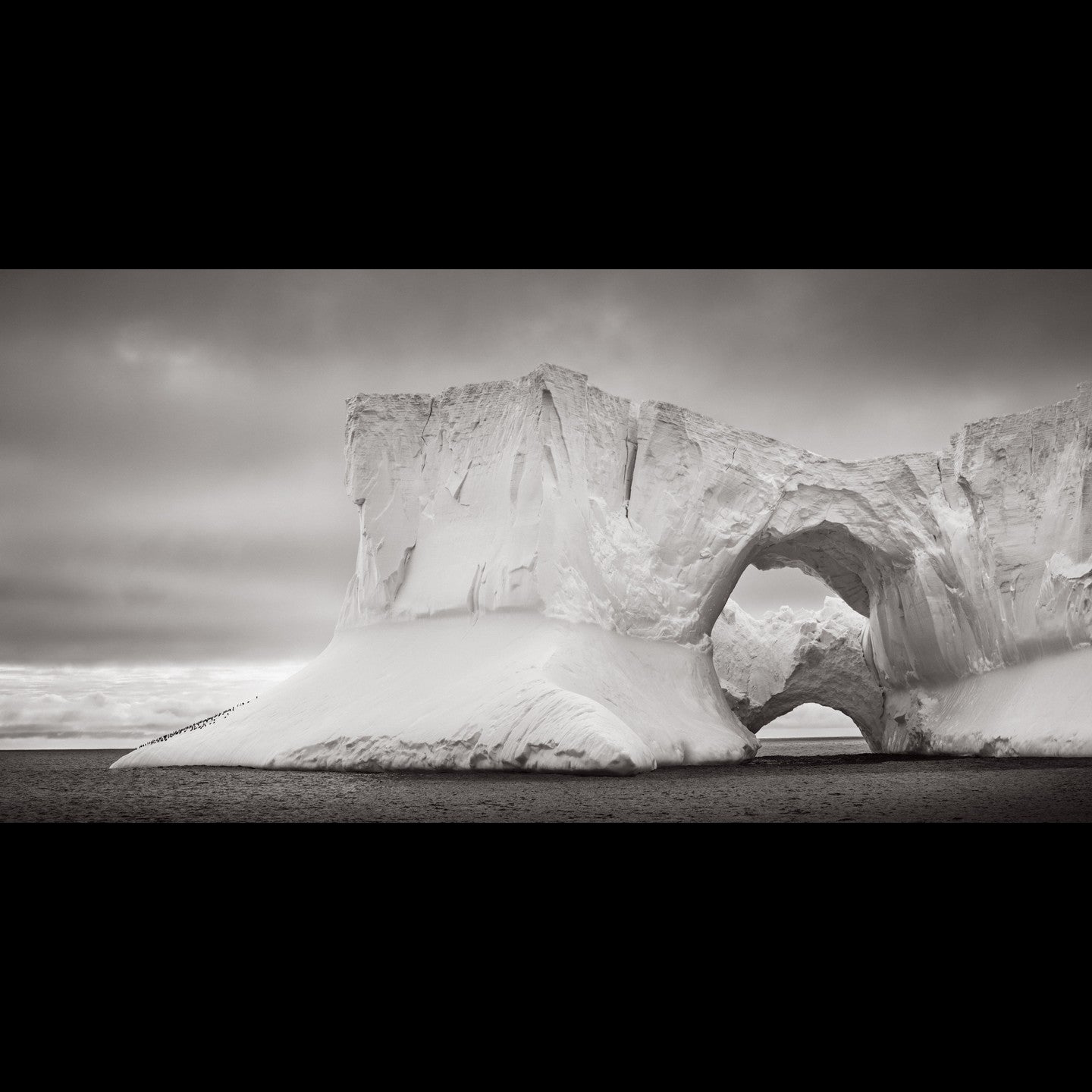 Iceberg arch frost